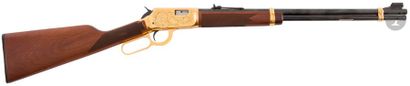 null Carabine Winchester modèle 9422 M XTR « AFLAC Gold », calibre 22 Win Mag. 
Canon...