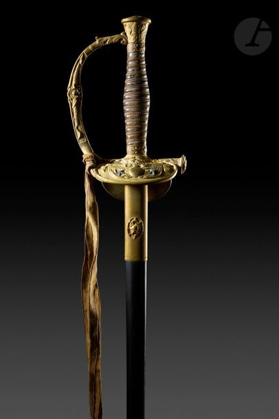 null Épée de général de brigade d’infanterie d’Alphonse JUIN, type 1817 à ciselures

Fusée...