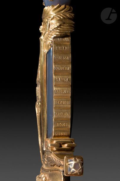 null Superbe épée de Maréchal de France d’Alphonse Juin (1888-1967)

Fusée en agate....