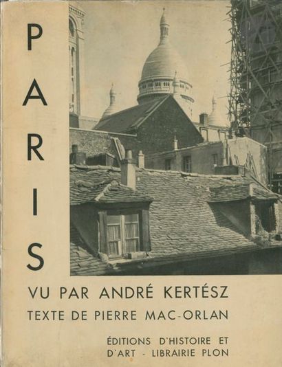 KERTÉSZ, ANDRÉ (1894-1985) 2 volumes. Paris...