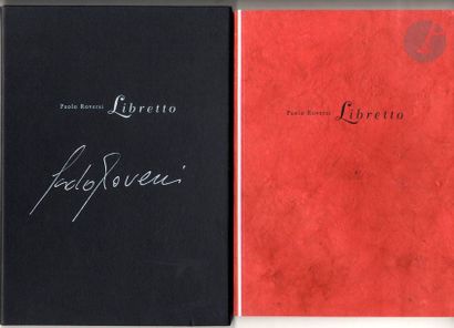 null ROVERSI, PAOLO (1947)
Libretto.
Éditions Stromboli, Paris, 2000.
In-8 (21 x...