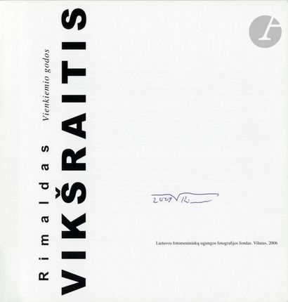 null VIKRAITIS, RIMALDA (1954)
3 volumes, dont deux signés.
Pavargusio kaino grimasos,...