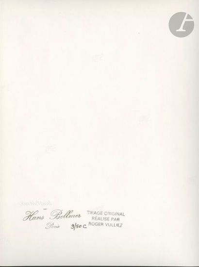 null BELLMER, HANS (1902-1975)
4 volumes et 3 photographies.
Hans Bellmer photographe....