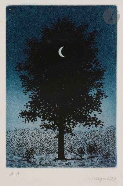 null René MAGRITTE [belge] (1898-1967)
Le 16 Septembre (pl. II pour G. Rosey, « Signe...