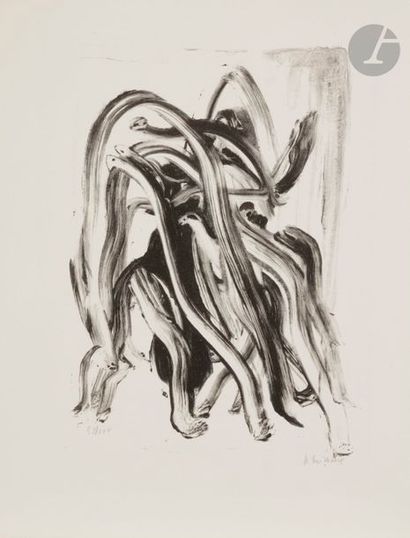 null Henri MICHAUX (1899-1984)
Pl. pour Brunidor Portfolio n° 2, 1948
Lithographie.
Épreuve...
