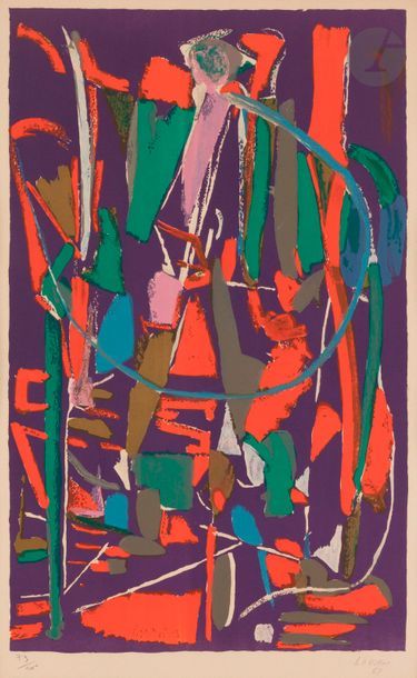 null André LANSKOY [russe] (1902-1976)
Composition, 1969
Lithographie en couleurs.
Épreuve...