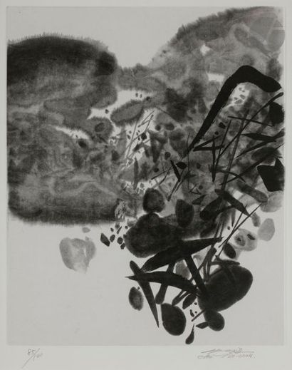 null Chu Teh Chun [chinois] (1920-2014)
Composition
Aquatinte.
Épreuve sur chine...