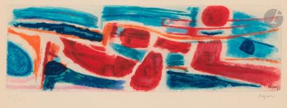 null Jean BAZAINE (1904-2001)
Composition, 1951
Aquatinte en couleurs.
Épreuve sur...