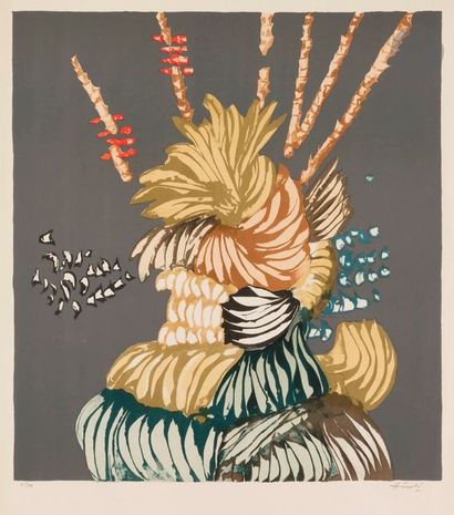 null Jacques HÉROLD (1910-1987)
Composition
Lithographie en couleurs.
Épreuve sur...