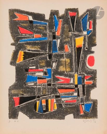 null Gustave SINGIER (1909-1984)
La Patriette de Gonzalve, 1957
Lithographie en couleurs.
Épreuve...