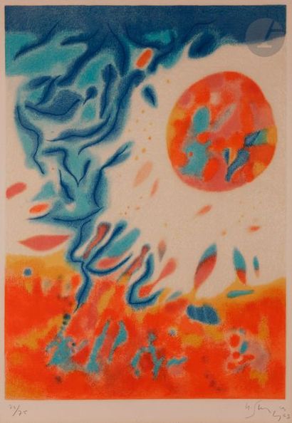 null Gustave SINGIER (1909-1984)
Composition, 1963
Lithographie en couleurs.
Épreuve...