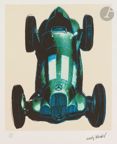 null Andy WARHOL [américain] (1928-1987) (d’après)
Mercedes W125 Racecar
Photolithographie...