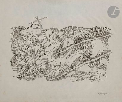 null Charles LAPICQUE (1898-1988)
Sujets divers
5 Encres ou crayons
Signés ou timbrés.
Formats...