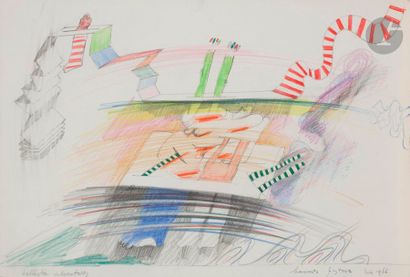 null Hannes POSTMA (né en 1933)
Série Ballistics
12 crayons de couleurs et ou aquarelles.
Signés,...