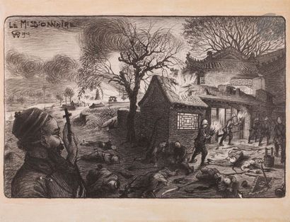 null Georges Willaume (dates unknown) 
Le Missionnaire. (Pl. 29 of the album of New...