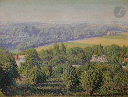 null Gustave-Gaston CARIOT (1872-1950)
Paysage, vers 1905-10
Huile sur toile.
Signée...