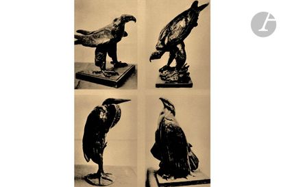 null ALBÉRIC COLLIN (1886-1962)
Aigle impérial à l’aile cassée, le modèle créé vers...