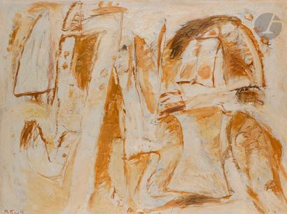 null Albert BITRAN (1931-2018)
Ocre d’été, 1966
Huile sur toile.
Signée et datée...