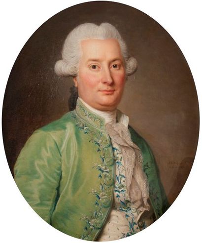 null Adolf Ulrich WERTMULLER 
(Stockholm 1751 - Wilmington, USA 1811)
Portrait du...