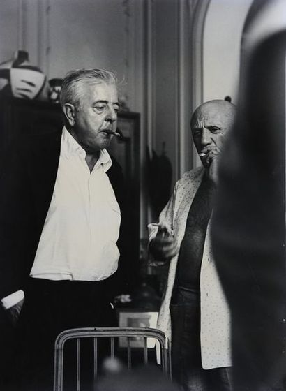 null André VILLERS (1930-2016)

Jacques et Pablo - chez Picasso, Cannes 1961

Photo...