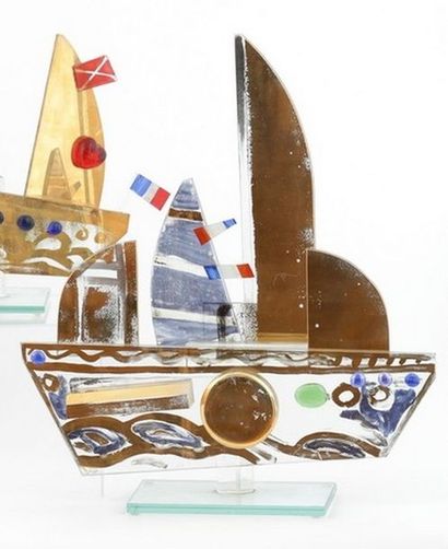 Jean-Paul Van Lith (1940) Jean-Paul VAN LITH (1940)

Grand bateau 

Sculpture en...
