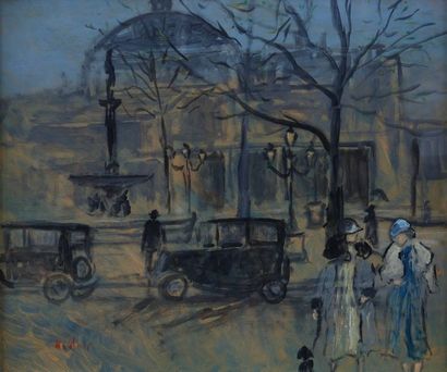 Henry SAINT-CLAIR (1899-1990) Henry SAINT-CLAIR (1899-1990)

Vue parisienne 

Huile...