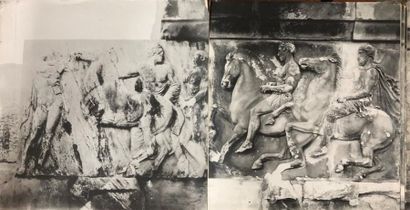 null 12- (O) - GRÈCE 



Fresques du PARTENON, vers 1900

Panorama, format déplié...
