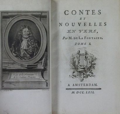null 8/ - LA FONTAINE. Contes et Nouvelles. Amsterdam, 1762, 2 volumes in-12 (17...