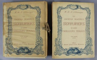 null /31 - D'ALLEMAGNE. Les Anciens Maitres Serruriers... Paris, Grund, 1943, 2 volumes...
