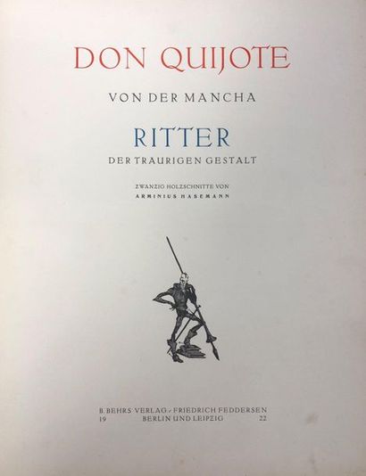 null Aminius HASEMANN (1888 - 1979)

Don Quijote Von der Mancha Ritter der Traurigen...