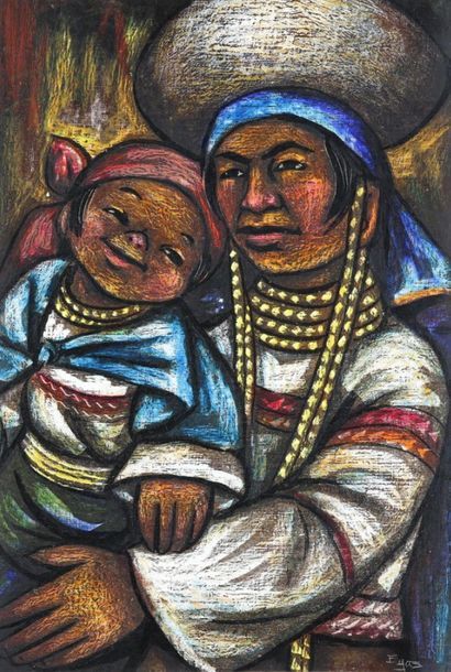null Camilo EGAS (1899-1962)

Mère et enfant 

Technique mixte sur toile 

Signée...