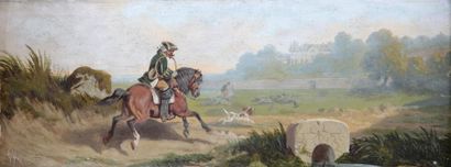 null WILMORD (XIXème Siècle)

Scènes de vénerie au temps de Louis XIV

PAIRE D'HUILES...