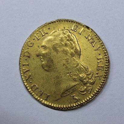 null LOUIS XVI (1774-1792). Double louis with naked bust. Nantes. 1786. (G. 363)....