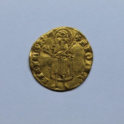 null HONGRIE. CHARLES ROBERT (1307-1342). Goldgulden. (Fr. 2). Or. 3,46 g. Presque...