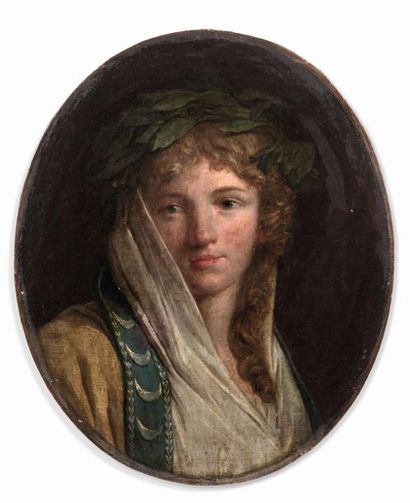 null Attribué à Jean-Baptiste, baron REGNAULT(1754-1829)

Portrait de jeune femme...