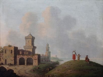 null Charles BIOT (1754-1838)

Personnages dominant la baie près d'un château en...
