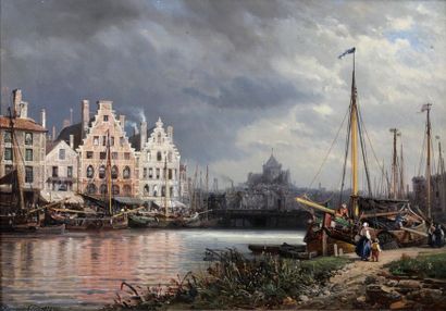 null Charles KUWASSEG (1838-1904)

View of a Port

Oil on canvas

Signed lower left...