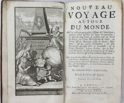 null DAMPIER (Guillaume). New voyage around the world. Rouen, Jean-Baptiste Machuel,...