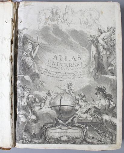 null VAUGONDY (Robert de). Atlas universel. Paris, Delamarche, s.d. [c. 1790]. Grand...