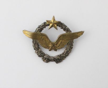 null Pilot's chest badge. 

numbered on the back B13886

B.E. About 1918.



Expert...