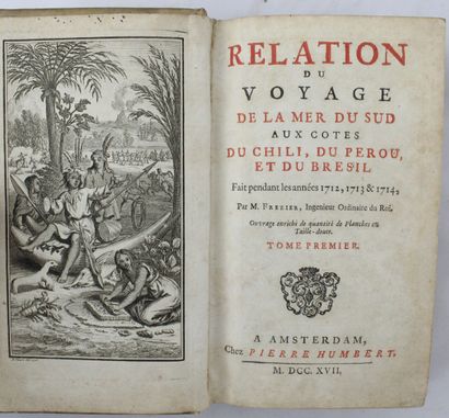 null FRÉZIER (Amédée). Relation du voyage de la mer du Sud aux côtes du Chili et...