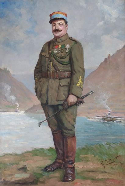 null Philipp ZELTNER (1865-1946)

Portrait en pied d'un capitaine du 5ème régiment...