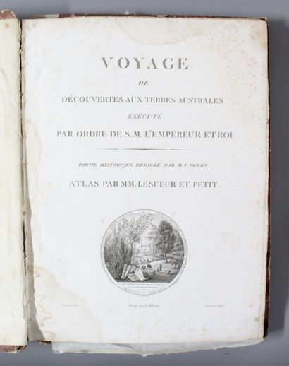 null PÉRON (François) et Louis-Claude de FREYCINET. Voyage de découvertes aux terres...