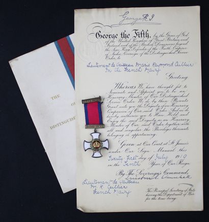 null GREAT BRITAIN 

DISTINGUSHED SERVICE ORDER of Rear Admiral Raymond CEILLIER.

Reign...
