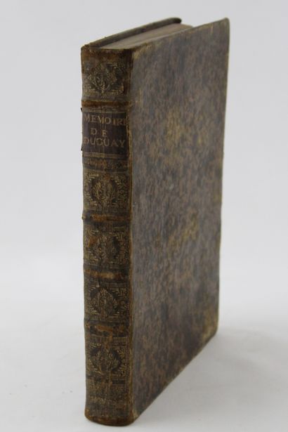 null DUGUAY-TROUIN. Memoirs. S.l.s.n. Amsterdam, Pierre Mortier], 1740, in-4, marbled...