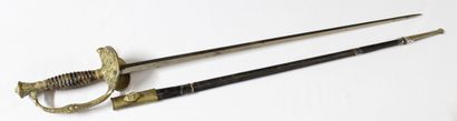 null BRIGADE GENERAL'S SWORD, model 1817 with chasing.

Horn fuse with filigree....