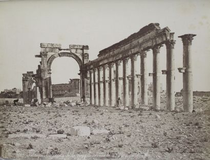  BONFILS Félix (1831 1885). 
SYRIA: DAMAS & PALMYRE circa 1867. 14 prints on albumen...