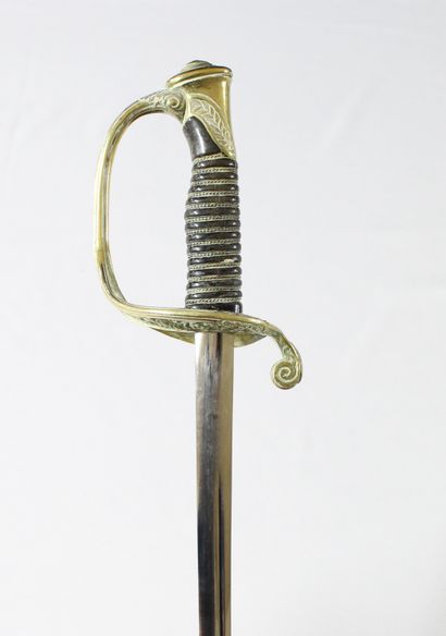 null INFANTRY OFFICER'S SABRE model 1855. 

Mounted with a blade and a scabbard 1882.



Expert...