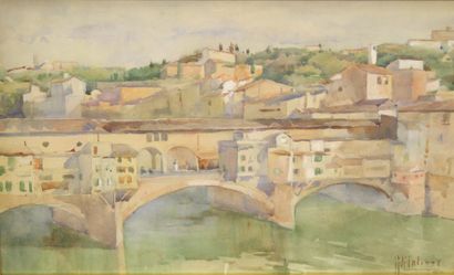 null Ralph Randolph LATIMER (1862-1932)

Florence, Ponte Vecchio

Aquarelle avec...