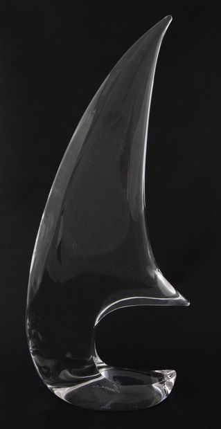 null DAUM VILEA FRANCE - SCULPTURE VOILE Moderne en cristal blanc uni

H. 51,5 c

l...